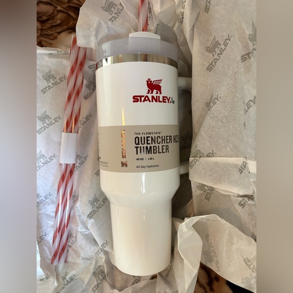 40 OZ STANLEY TUMBLER - MISTLETOE TWIST LIMITED EDITION RELEASE - Picture 1 of 5